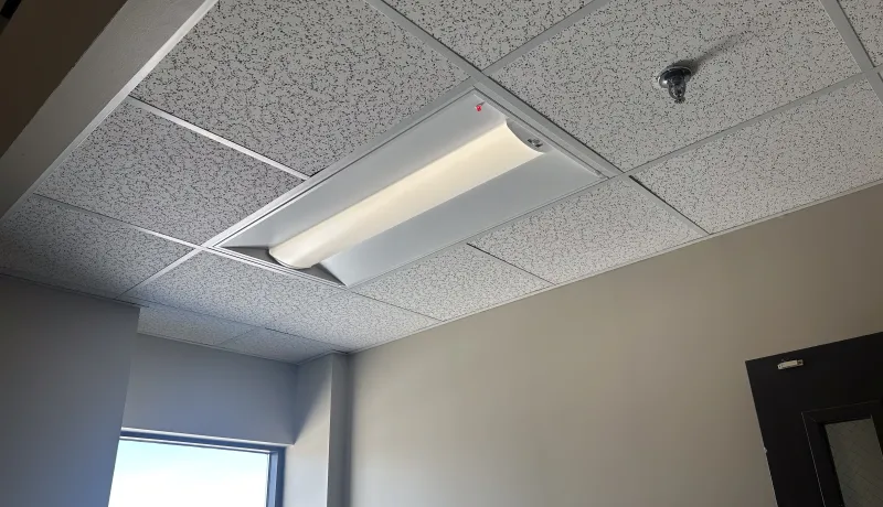 LLLC in a hallway