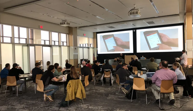 A photo of a recent LLLC Training in Duluth. 