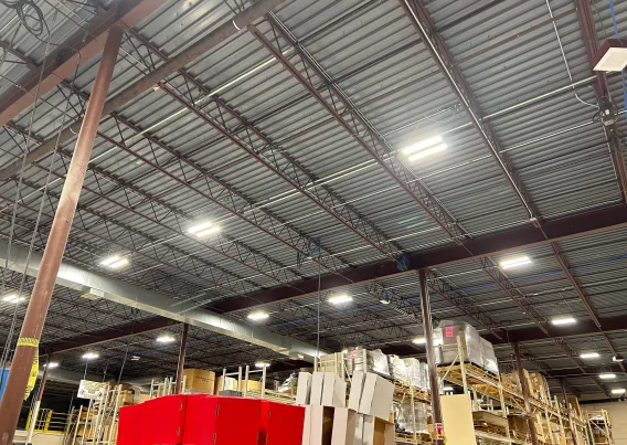 lighting in warehouse