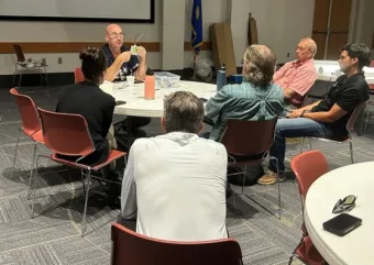 A group of design professionals at a training. 