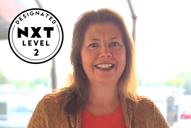 Patty's headshot for NXT Level Training 