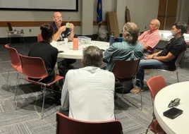 A group of design professionals at a training. 