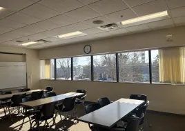 A bright and naturally lit office with LLLCs. 